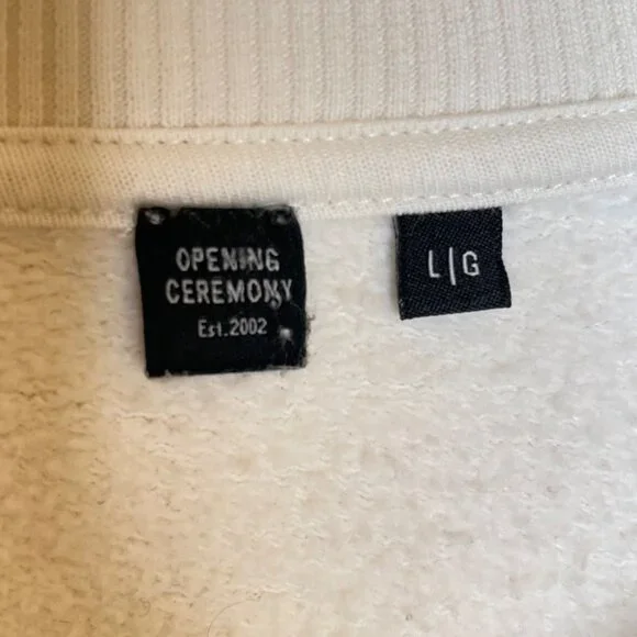 Opening Ceremony Cropped Sweatshirt, L - Picture 8 of 8